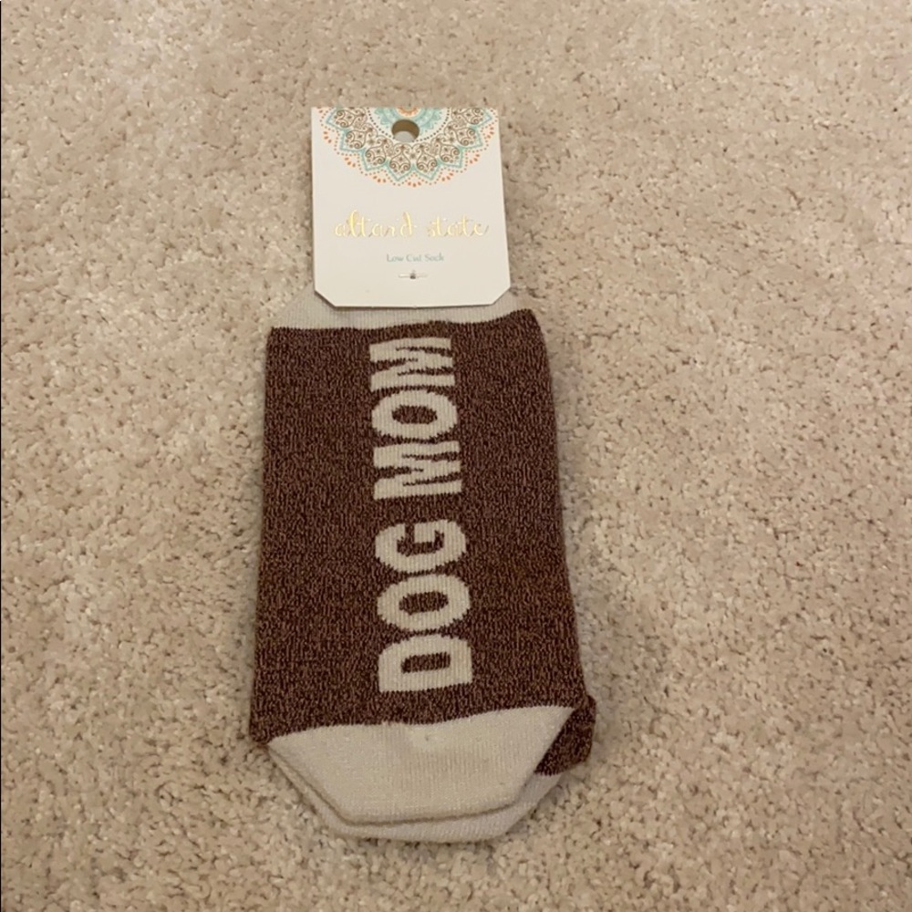 Altar’d State “Dog Mom” Low Cut Socks
